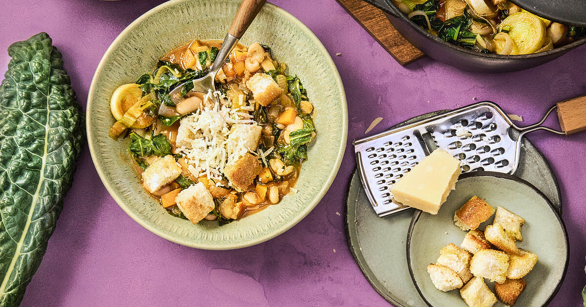 Italienischer-Schwarzkohl-Eintopf-mit-Lauch-und-wei-en-Bohnen